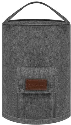 Peciue Protective Cover Compatible with Waterpik for Aquarius Water Flosser WP-660, Cordless Teeth Cleaning Tools Duster for 7 Tips Replacement Heads for Gums Care, Irrigador Dental Case (Box Only)