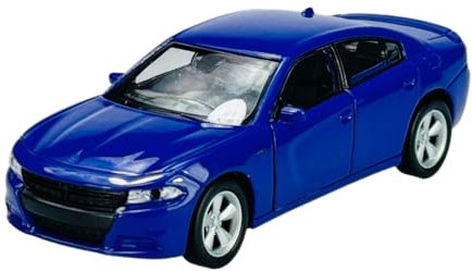 Welly 2016 Dodge Charger R/T Blau 1/34-1/39 Metall Modell Auto Die Cast Neu im Kasten