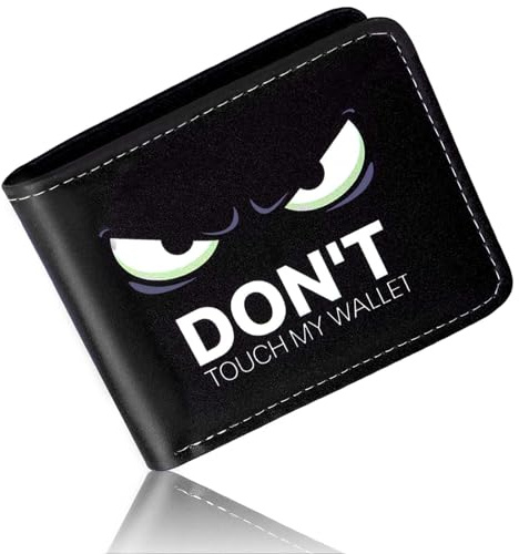 yumcute Boys Wallet, Bifold RFID Blocking PU Leather Slim Wallet with Zip Coin Pocket Credit Card Currency Slots ID Window for Men Kids