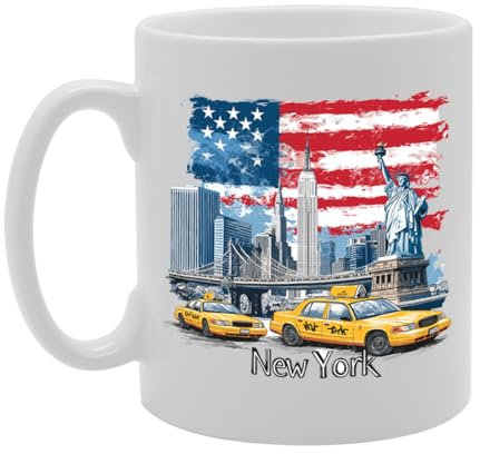 Coralgraph Inc MG2354 I Love New York Novelty Gift Printed Tea Coffee Ceramic Mug (New York 1)