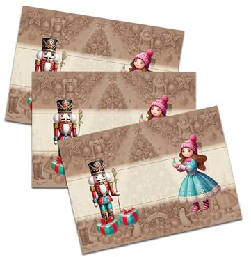 25 bunte Weihnachtsumschläge – Kuverts für Wunschzettel & Geschenke – Kinderfreundliches Design Geschenk für Kiunder (Kuverts DIN C6 / selbstklebend mit Abziehstreifen)