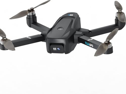 Toladrone Drone con Fotocamera 4K Droni GPS per Adulti Ritorno Automatico Trasmissione in Tempo Reale WiFi 5G Seguimi Motore Senza Spazzole, Quadricottero Pieghevole per Principianti, TL16GPS
