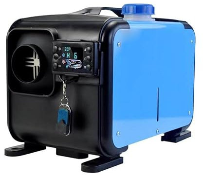 Chauffage diesel 5 kW 12 V/24 V tout en 1 avec climatisation, chauffage de stationnement, écran LCD et télécommande, désembuage et dégivreur à chauffage rapide