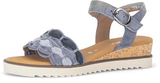 Gabor Damen Riemchensandalen, Frauen Sandalen,Women's,Sommerschuhe,Freizeitschuhe,offene Schuhe,Strandschuhe,rot,Heaven k. (Kork),36 EU / 3.5 UK
