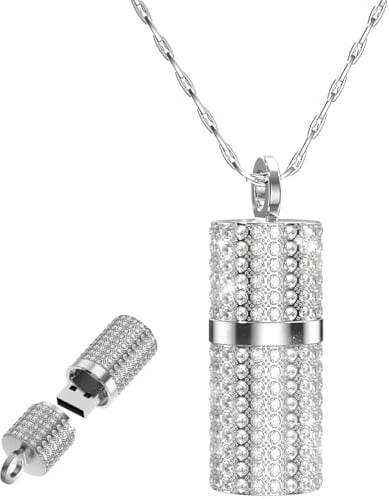FEBNISCTE Clé USB Amusante,Clef USB Unique 16Go de Rouge à Lèvres Métal, Memoria USB 2.0 Personnalisée,avec Coffret Cadeau Flash Drive Portable avec Coffret Cadeau