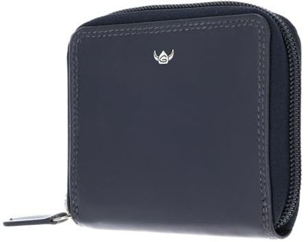 Golden Head Leder Geldbörse Polo RFID Protect RV-Börse 3313 Marineblau dunkelblau