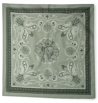 Street One Gemustertes Bandana mint leaf A