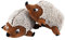 JOYELF Plüsch Quietschendes Hundespielzeug, 2er Pack Mittleres Igelspielzeug für kleine und mittlere Hunde