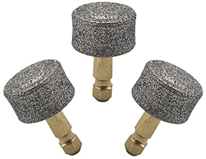 Supkeyer 3Pcs Dog Nail Grinder Replacement Pet Nail Grider Polisher Wheel Head Professional Spare Grinding Head for Dog Cat Pet Toenail Paws Electric Claw Trimmer Nail Smoothing Grooming Tool