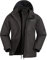 Mountain Warehouse Fell 3-in-1 Herren-Outdoor-Jacke - Wasserdichte, Atmungsaktive Regenjacke, Multifunktions-Camping-Jacke Schwarz X-Large