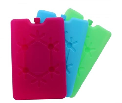 be charmed Ice Packs 16.3x10.8x1.3cm Large Freezer Pads Long last Frozen Cool Box Brick Thermos Freeze Boards Blocks Travel Picnic Lunch and Car Reusable Cooler Boxes Set of 3 in 1 Pack