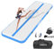 DOBESTS Air Tumbling Track Gymnastikmatte Aufblasbare 3 m 4 m 5 m 6 m Tumble Mats 4 Zoll Dicke Yoga Training Cheerleading Wasserspaß mit elektrischer Pumpe (Blue, 5m)