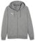 PUMA Herren Teamgoal Casuals Hooded Jacket Sweat, Medium Gray Heather-puma White, XS EU