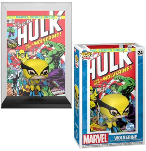 Funko Pop! Comic Covers: The Incredible Hulk #181 - Wolverine (GameStop Exclusive)