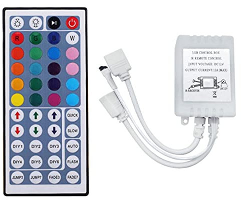 MARKELL Controller LED RGB DC12V + 44 Controller RGB Control Box IR Light Strip per 2835 5050 RGB Light Strip
