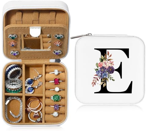 Parima Schmuckkästchen für Mädchen, Schmuckbox Klein Damen Reise Schmuckkasten Schmuckkästchen für Frauen Personalisierte Geschenke für Teenager 11 12 13 14 15 16 17 18 Jahre Geschenke
