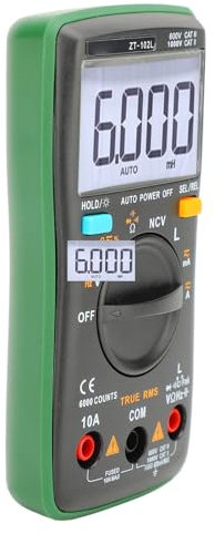 Digitales Multimeter, Klare Beschriftung, Messgerät, Hohe Genauigkeit für Induktivität, Widerstand, Kapazität