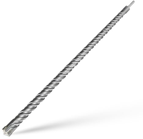 CSOOM SDS Plus - Broca profesional para hormigón, 25 x 800 mm, ideal para taladrar en piedra, hormigón, piedra natural, pared de ladrillo