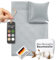 ALAVYA HOME® Kinderbettwäsche 135x200 2 teilig | ÖkoTex Zertifiziert & für Allergiker geeignet | Musselin Bettwäsche Kinder Set mit je 1 Bettbezügen 200 x 135 & 1 Kissenbezügen 80x80 | Grau
