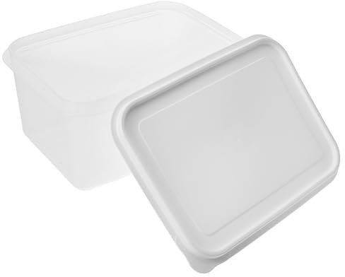 Ciieeo Pizza Teig Gärbox 4l Lebensmittelecht Stapelbar Transparent Aus Pp Für Pizzateig Platzsparend Mit Deckel Für Kühlschrank Gärbehälter Für Frischen Teig