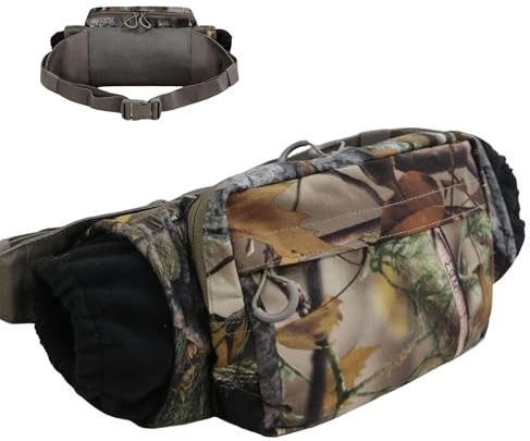 Jagd-Handwärmer-Beutel – Winter-Muff-Jagd-Fleece-Handwärmer – Handwärmer für die Außenorganisation mit verstellbarem Halsband zum Wandern, Jagen