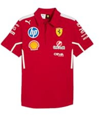 PUMA Scuderia Ferrari F1 Polo Squadra 2025 - Rosso - Taglia: M