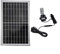 EXTRWORY 12V Solar Submersible Pump for Fish Pond Oxygen Circulating Water Feature Deep Well Borehole Portable Fountain Outdoor 4.5M Cable