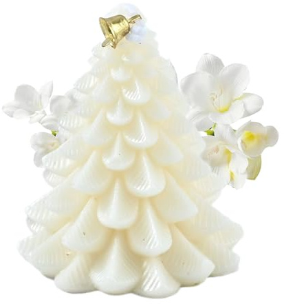 Candela Di Natale | Decorazione A Forma Di Albero Con Lunga Durata Di Combustione - Profumate - Per L Inverno Per Il Natale Per Halloween Per Le Feste Per Il Matrimonio Per La Casa