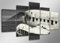 Visario 160 x 80 cm Bild auf Leinwand Flugzeug Wüste 5501-SCT deutsche Marke und Lager - Die Bilder/das Wandbild/der Kunstdruck ist fertig gerahmt