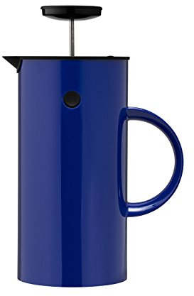 Stelton EM Teezubereiter, Kunststoff, Glas, Ultramarinblau, 1 Liter
