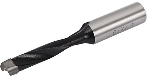 Aexit 7mm Dia 70mm long Ennuyeux Brad Point Forets en carbure Cheville Massif 350Y500