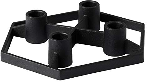 Tivoli by Normann Copenhagen - Prism - Candle Holder/Kerzenhalter/Kerzenständer/Kerzenleuchter - Gusseisen - Schwarz - für 4 Kerzen