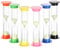 Weiye Lot de 6 sabliers Lumineux 1 Minute