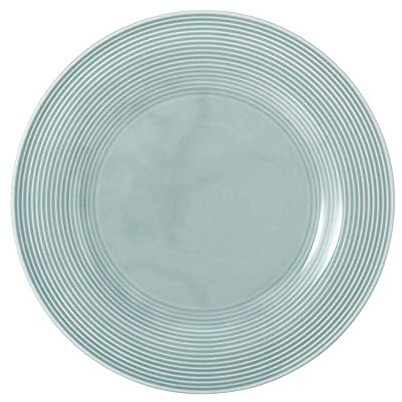 SELTMANN WEIDEN Speiseteller - Durchmesser 27,7 cm - Höhe 2,2 cm - Beat - Form: Rund mit Rillenrelief - moderner Stil - Arktisblau - Color Glaze