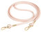 Crossbody Taschenkette Geldbörsen Kette Riemen Ersatzkette Dünner Weicher PU Leder für kleine Tasche,börse,Clutch,Handyhülle (Pink - Gold)