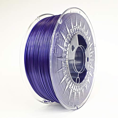 Devil Design | Filament | PLA Galaxy Violet - galaktisches violett | 1.75 | 1kG | für Anfänger und Fortgeschrittene | Top Haftung | wenig Stringing | leicht zu drucken | verzugsarm und geruchslos