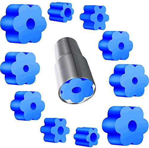 Cup Turner Foam Inserts Set for 3/4 PVC Pipe, Cup Turner Spinner Foams Fit All Tumblers Bottles Cups with Mouth Opening Width from 1.5 to 4-PVC Pipe OD 1.05 (10pcs)