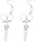 Holibanna Schere Ohrringe Aussage Schere Mathematik Ohrstecker Frauen Ohr Tropfen Baumeln Ohrringe Personalisierte Ohrschmuck für Frauen Mädchen (Schere)