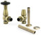 Hot Flow | Jordan Traditional Thermostatic Radiator Valve (Angled TRV) (Antique Brass with Sleeve)