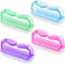 WATELL 4 Pcs Nail Brush for Everyday Use - 4 different kinds of Nail Brushes with Plastic Handle For Cleaning Nails - Easy to Use Brushes - Nail Cleaning Scrubbing Brush for Hands Feet Nails