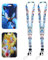 Soni Anime Lanyard mit Kartenhaltern,2 Soni Stückanime-Kartenhalter-Lanyard,Anime Schlüsselband mit Kartenhalter,Mit Transparentem Id Kartenhalter Schlüsselband Für Mädchen