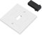 Placa Frontal de Enchufe USB 3,0, Placa de Pared de Salida Blanca Abs USB 3,0, Placa de Pared de Salida, Placa Frontal de Enchufe de Carga de Alta Velocidad para el Hogar, la