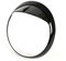 MOTO NOSTRA Scheinwerferzierring mit Schirm schwarz glänzend kompatibel für Vespa GT, GTL, GTS 125-300, GTS 125-300 Super bis Bj. 2020