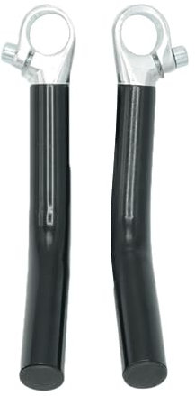 Laxzo ® Bike Handlebar End Security Bar Ends Bicycle Handlebar Grip End Cycle Handle Bar MTB BMX Road Mountain Bike Fit 22.2mm Handlebar Replacement Black