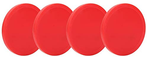 Tbest Airhockey Puck,Air-Hockey-Schieber,4 Stück,Kunststoff-Air-Eishockey-Pucks,Austauschbar,Für Tischspielgeräte (Groß (82 Mm))