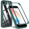 OWKEY iPhone SE 2020 Case, iPhone SE 2022/8/7 Case, 360° Full Body Heavy Duty Cover With Built-In Screen Protector, Shockproof Protective Phone Cover for iPhone SE/8/7 3rd 2nd Gen 4.7” (Green)