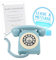 Audio-Gästebuch, Hochzeitstelefon, Gästebuch-Telefon mit Hochzeitsschild, Aufzeichnung individueller Audio-Nachrichten für Geburtstagsparty, Babyparty, Jahrestag (blau)