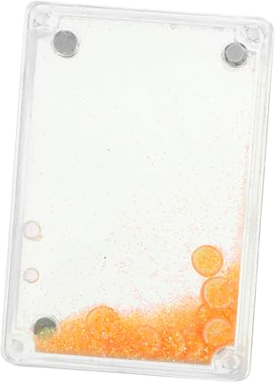 ABOOFAN Magnetischer Bilderrahmen Acrylhalter Fotoständer Kawaii-fotorahmen Orange