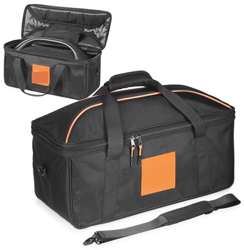 Generic Travel Carry Case Storage Tote Bag Compatible with JBL Boombox 3 / Boombox 2 Protable Wireless Speaker & Accessories Dust Protection Cover Case Shoulder Bag (Black)