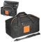 Generisch Reise-Tragetasche, Aufbewahrungstasche, kompatibel mit JBL Boombox 3 / Boombox 2, tragbarer kabelloser Lautsprecher & Zubehör, Staubschutz, Schutzhülle, Schultertasche, Schwarz